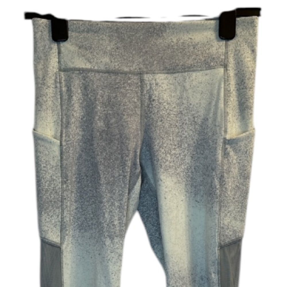 LULULEMON Speed Up Crop Mesh 21" Ocean Spray Gray Cast - Picture 9 of 9